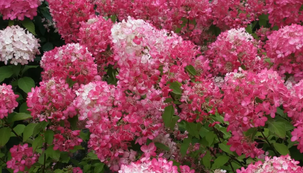 Hydrangea pan. DIAMANT ROUGE ® 'Rendia'