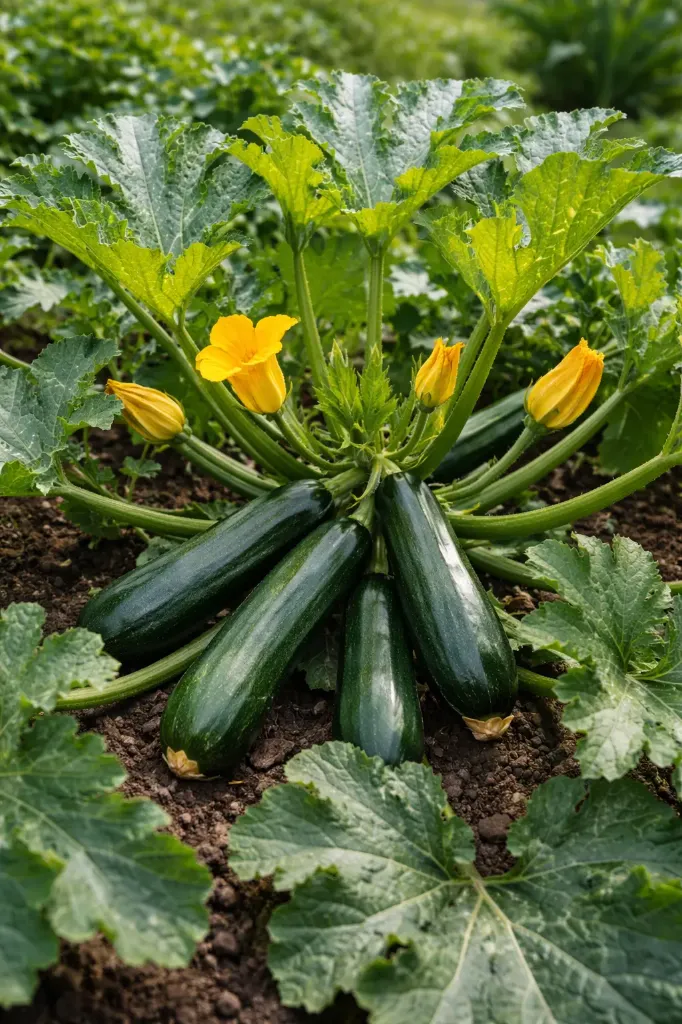 Plant de courgette verte